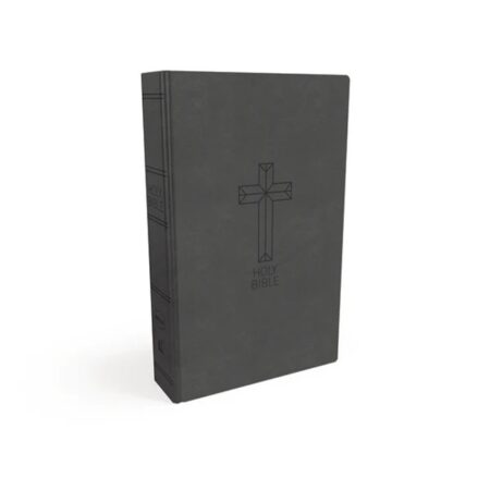 NKJV Deluxe Gift Bible, Red Letter Edition (Soft Leather, Grey) - Bulk Case of 20