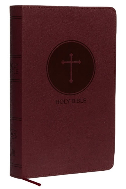 NKJV Deluxe Gift Bible, Red Letter Edition (Soft Leather, Burgundy) - Bulk Case of 20