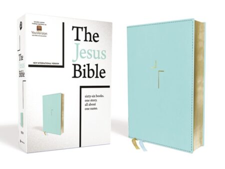 NIV Jesus Bible, Comfort Print (Soft Leather, Blue) - Bulk Case of 8