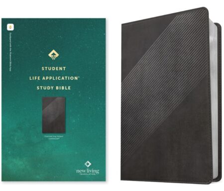 NLT Student Life Application Study Bible, Filament Enabled (Imitation Leather, Charcoal Gray Striped) - Bulk Case of 12