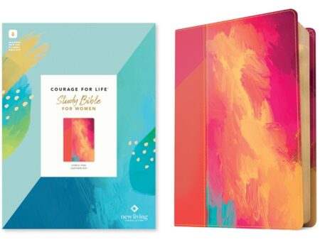NLT Courage For Life Study Bible for Women, Filament Enabled (Imitation Leather, Fierce Pink) - Bulk Case of 10