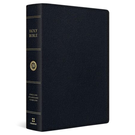 ESV Super Giant Print Bible, Giant Print (Genuine Leather, Black) - Bulk Case of 6