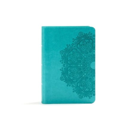 KJV Large Print Compact Reference Bible, Large Print (LeatherTouch, Teal) - Bulk Case of 24