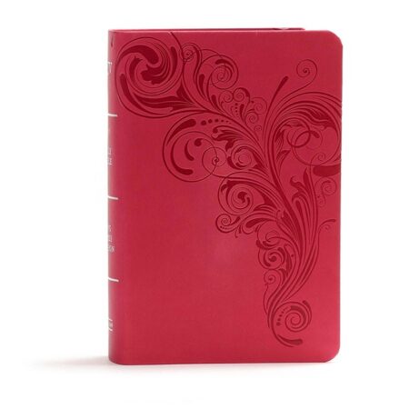 KJV Large Print Compact Reference Bible, Large Print (LeatherTouch, Pink) - Bulk Case of 24