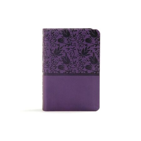 KJV Large Print Compact Reference Bible, Large Print (LeatherTouch, Purple) - Bulk Case of 24