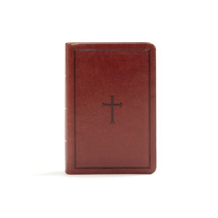 KJV Large Print Compact Reference Bible (LeatherTouch, Brown) - Bulk Case of 24