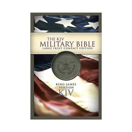 KJV Large Print Compact Military Bible, Large Print (Bulk Case of 24)