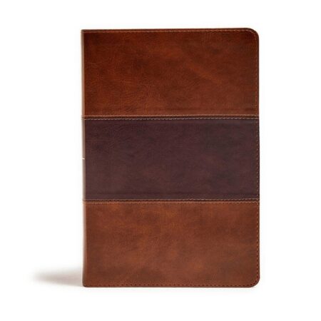 KJV Giant Print Reference Bible, Giant Print (LeatherTouch, Saddle Brown) - Bulk Case of 12
