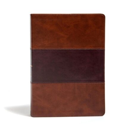 KJV Super Giant Print Reference Bible, Giant Print (LeatherTouch, Saddle Brown) - Bulk Case of 10