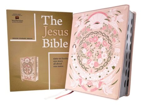 ESV The Jesus Bible Artist Edition, Peach Floral (Soft Leather, Pink) - Bulk Case of 10