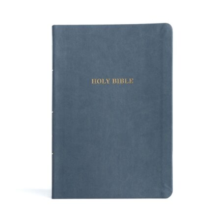 KJV Large Print Thinline Bible, Large Print (Leather Touch, Slate) - Bulk Case of 16