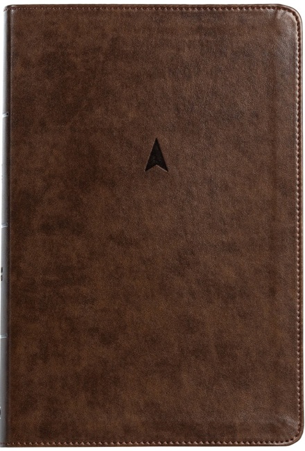 CSB Personal Size Giant Print Bible, Giant Print (LeatherTouch, Brown) - Bulk Case of 12