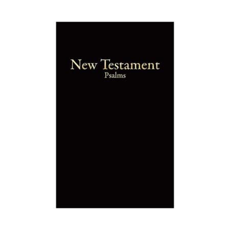 KJV Economy New Testament with Psalms (Trade Paper, Black) - Bulk Case of 192