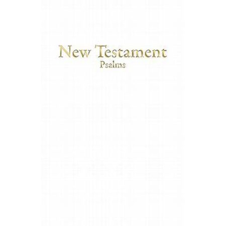 KJV Economy New Testament with Psalms (Paperback, White) - Bulk Case of 192