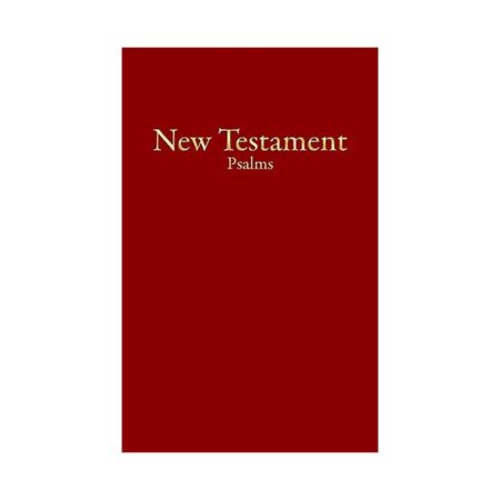 KJV Economy New Testament with Psalms (Softcover, Burgundy) - Bulk Case of 192