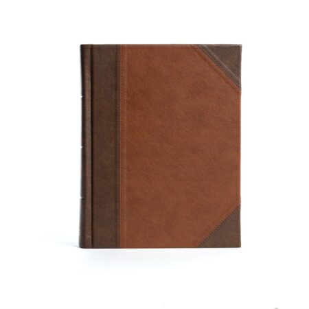 KJV Notetaking Bible, Large Print (LeatherTouch, Brown/Tan) - Bulk Case of 8