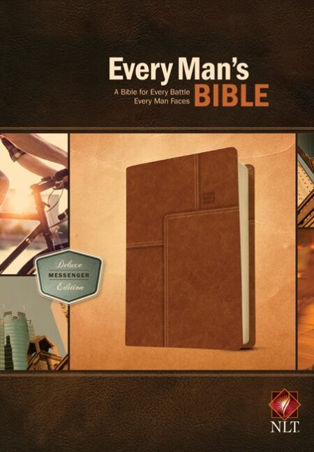 NLT Every Man's Bible Deluxe Messenger Edition (Imitation Leather, Brown) - Bulk Case of 12