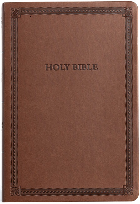 CSB Large Print Thinline Bible, Large Print, (LeatherTouch, Brown) - Bulk Case of 18