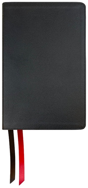 NASB Large Print Personal Size Bible, Large Print (Genuine Leather, Black) - Bulk Case of 10