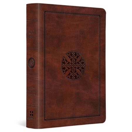 ESV Large Print Compact Bible (TruTone Leather, Brown) - Bulk Case of 28