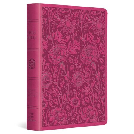 ESV Large Print Compact Bible (TruTone Leather, Berry) - Bulk Case of 28
