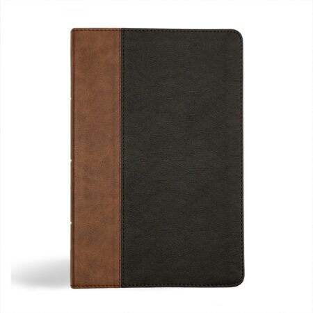 KJV Personal Size Giant Print Bible, Giant Print (LeatherTouch, Black/Brown) - Bulk Case of 16