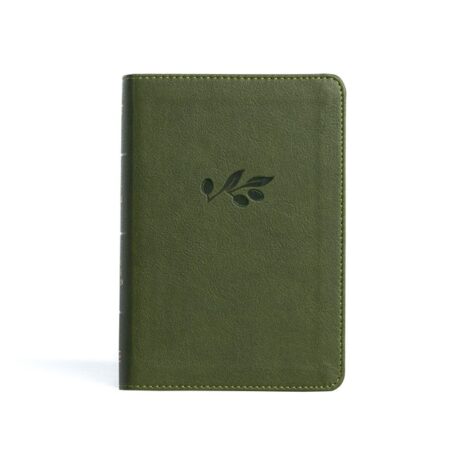 KJV Large Print Compact Reference Bible, Large Print (LeatherTouch, Olive) - Bulk Case of 24