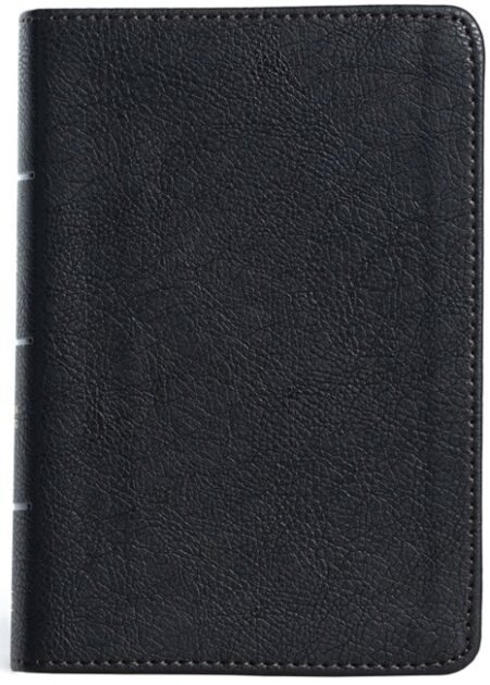 CSB Large Print Compact Reference Bible (LeatherTouch, Black) - Bulk Case of 24