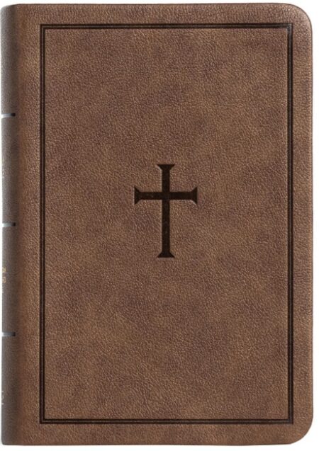 CSB Large Print Compact Reference Bible, Large Print (LeatherTouch, Brown) - Bulk Case of 24