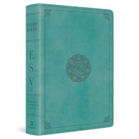 ESV Study Bible, Personal Size (TruTone, Turquoise, Emblem Design) - Bulk Case of 12