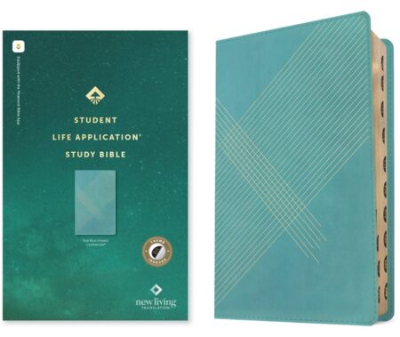 NLT Student Life Application Study Bible, Indexed (Imitation Leather, Teal Blue Striped) - Bulk Case of 12
