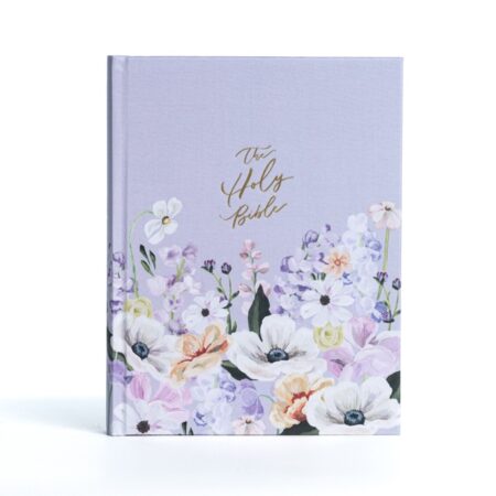KJV Notetaking Bible, Large Print (Cloth over Board, Lavender/Peach) - Bulk Case of 8