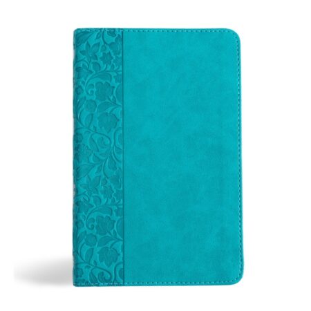NASB Personal Size Bible, Pocket Compact, (Leather Touch, Teal) - Bulk Case of 24