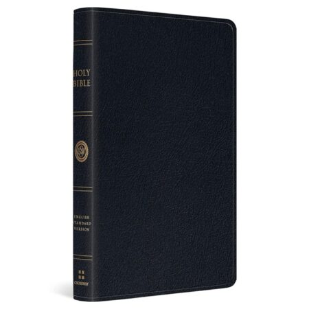 ESV Large Print Thinline Reference Bible, Large Print (Genuine Leather, Black) - Bulk Case of 12