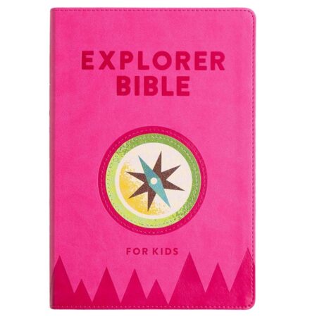 KJV Explorer Bible for Kids, Indexed (LeatherTouch, Pink Compass) - Bulk Case of 12