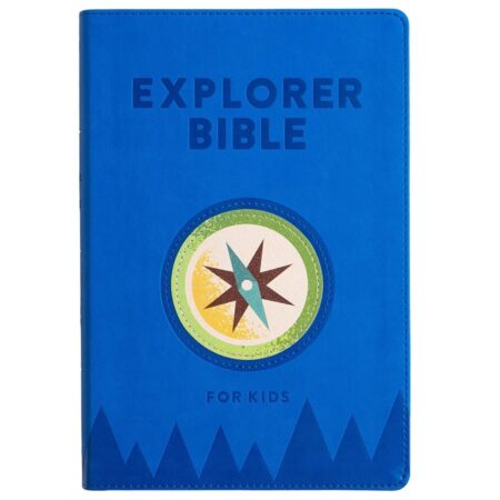 KJV Explorer Bible for Kids, Indexed (LeatherTouch, Blue Compass) - Bulk Case of 12