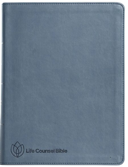 CSB Life Counsel Bible (LeatherTouch, Slate Blue) - Bulk Case of 10