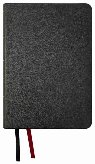 NASB Large Print Compact Bible, Large Print (Genuine Leather, Black) - Bulk Case of 20