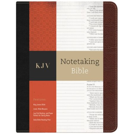 KJV Notetaking Bible (Hardcover, Black/Brown) - Bulk Case of 24