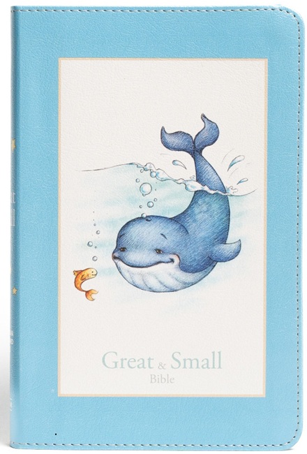 CSB Great and Small Bible, Children (LeatherTouch, Blue) - Bulk Case of 28