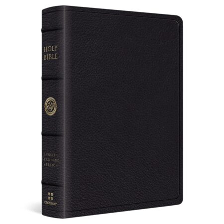 ESV Wide Margin Reference Bible (Top Grain Leather, Black) - Bulk Case of 10