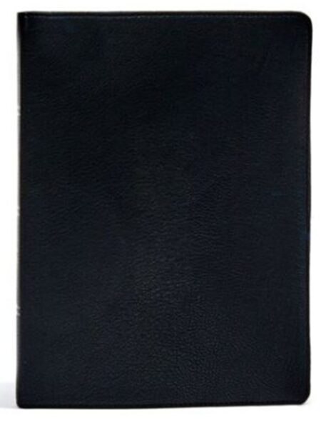 CSB Verse-by-Verse Reference---genuine leather, black - Case of 12