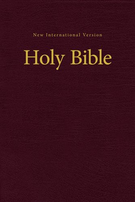 NIV Value Pew and Worship Bible---hardcover, burgundy - Case of 16