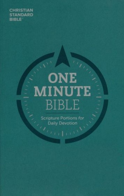 CSB One Minute Bible: Scripture Portions for Daily Devotion - Case of 24