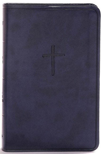 CSB Compact Bible, Value Edition---soft leather-look, navy blue - Case of 20