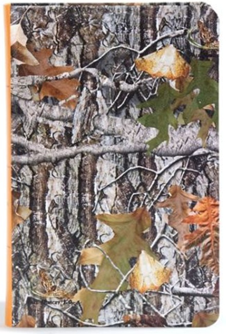 CSB Sportsman's Personal-Size Large-Print Bible---soft leather-look, mothwing camouflage - Case of 12
