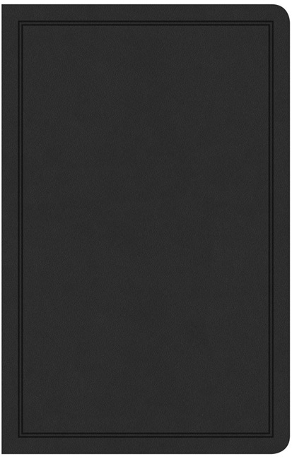 CSB Deluxe Gift Bible---soft leather-look, black - Case of 24