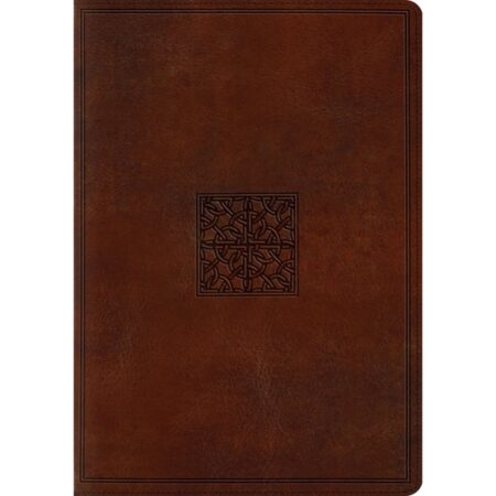 ESV Study Bible, TruTone Imitation Leather, Walnut, Celtic Imprint Design - Case of 6