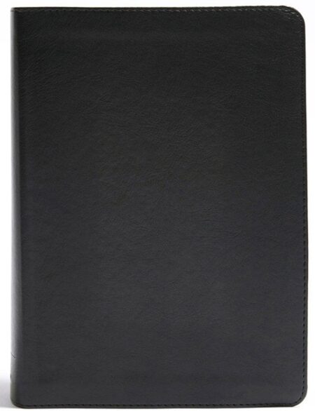 CSB He Reads Truth Bible, Black Leathertouch Imitation Leather, Indexed - Case of 8