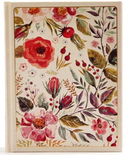 CSB Notetaking Bible---cloth over board, floral - Case of 12